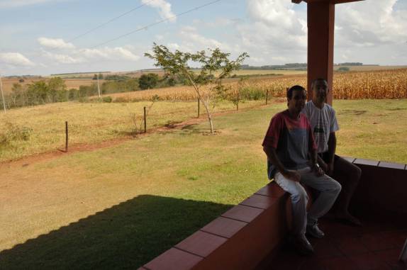 Com o Chico, na triste hora da despedida da fazenda e de Rio Verde - GO